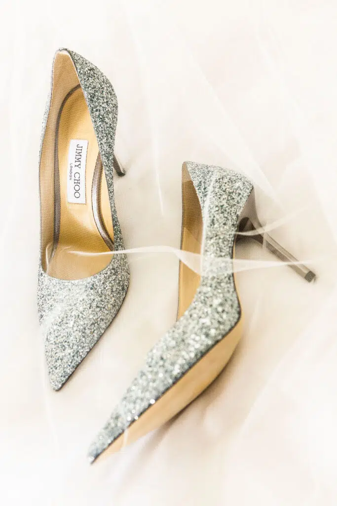 London wedding photographer - Jimmy Choo wedding shoes