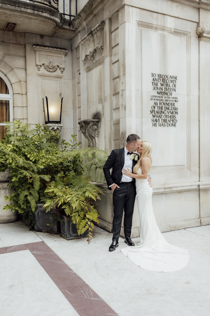A Bride and Groom at Dartmouth House
